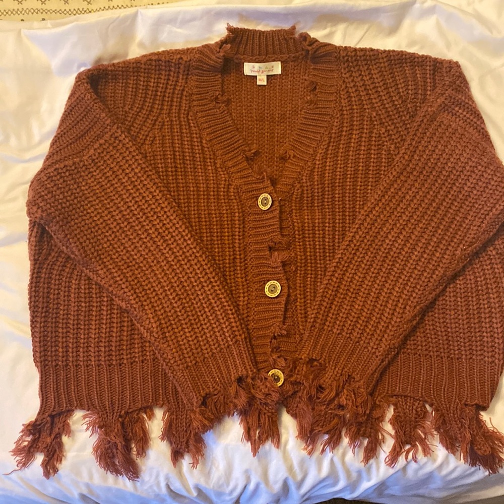 Button down cardigan, never worn, size M/L